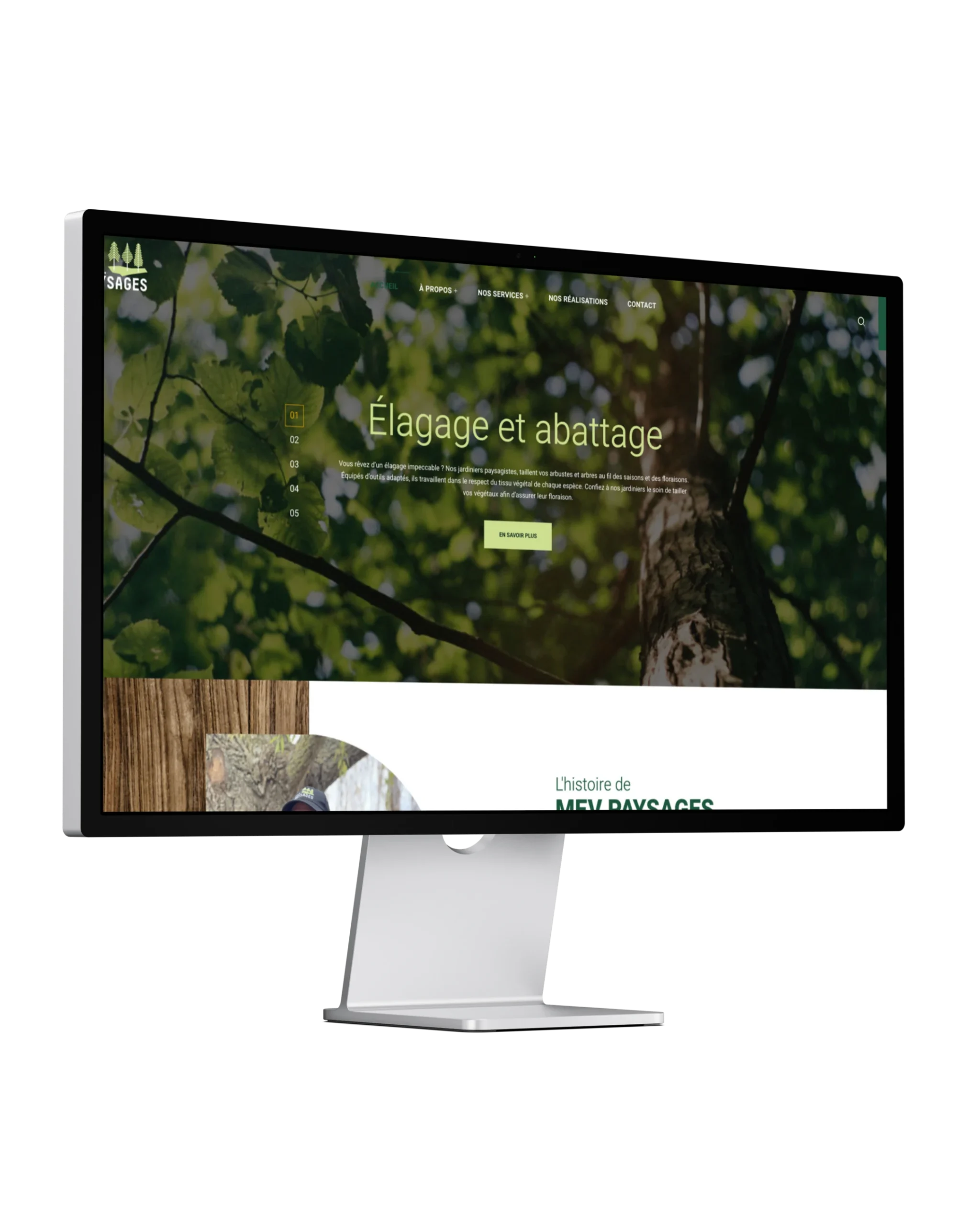 réalisations site internet agence de communication Muret Toulouse paysagiste Ariège