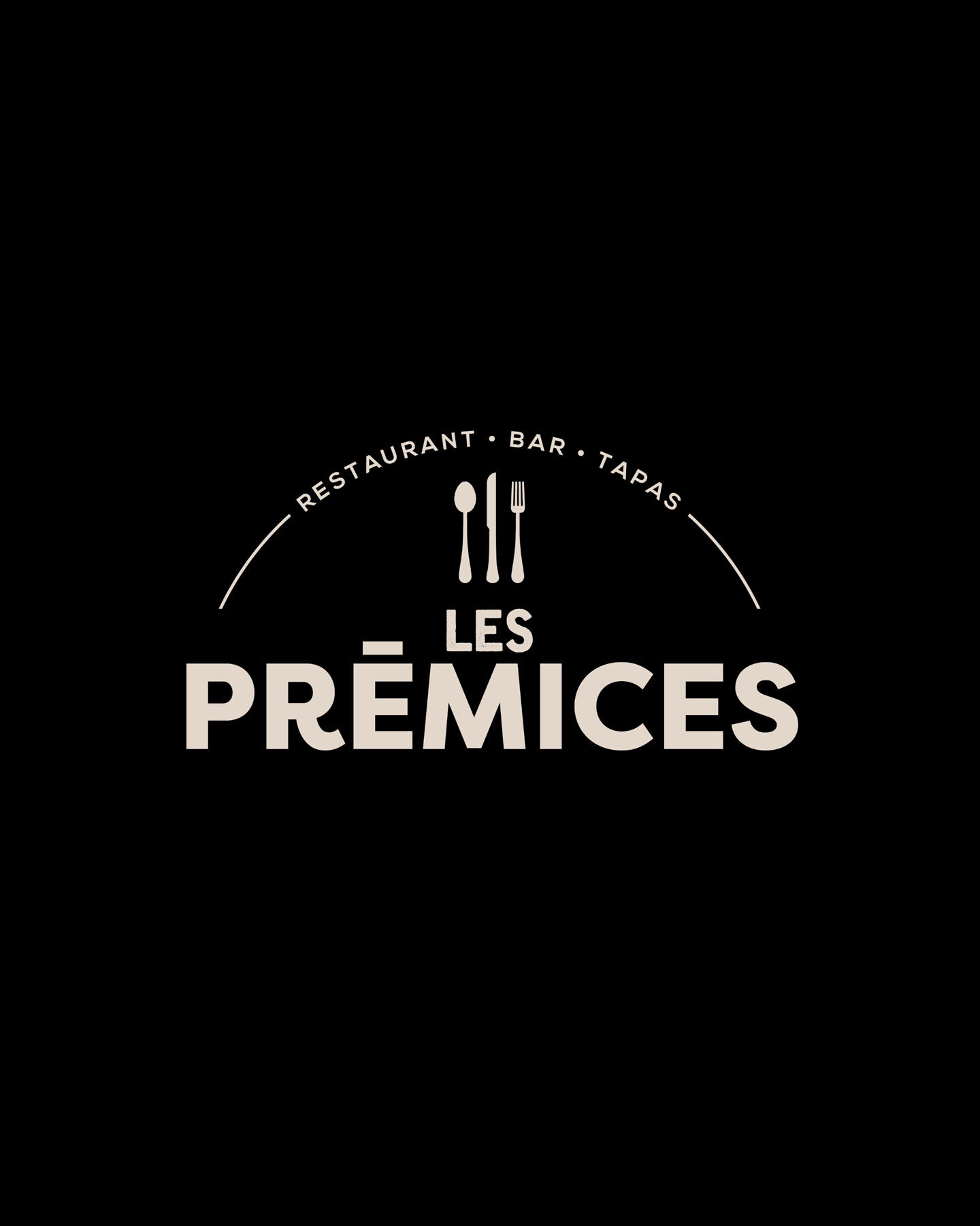les prémices restaurant oriflamme enseigne charte graphique identité visuelle graphiste textile tablier personnalisé panneau agence de com saint-sulpice sur leze