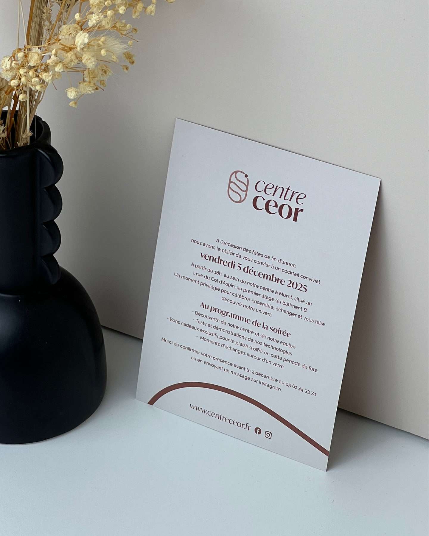 centreceor carte invitation t-shirt flyer agence de com saint sulpice sur leze