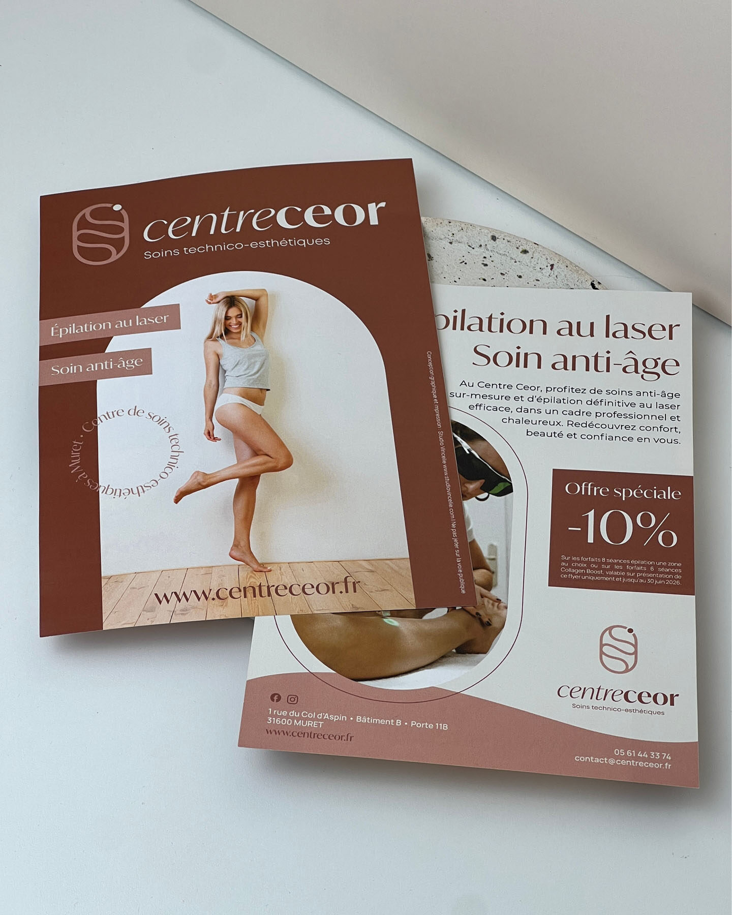 centreceor carte invitation t-shirt flyer agence de com saint sulpice sur leze