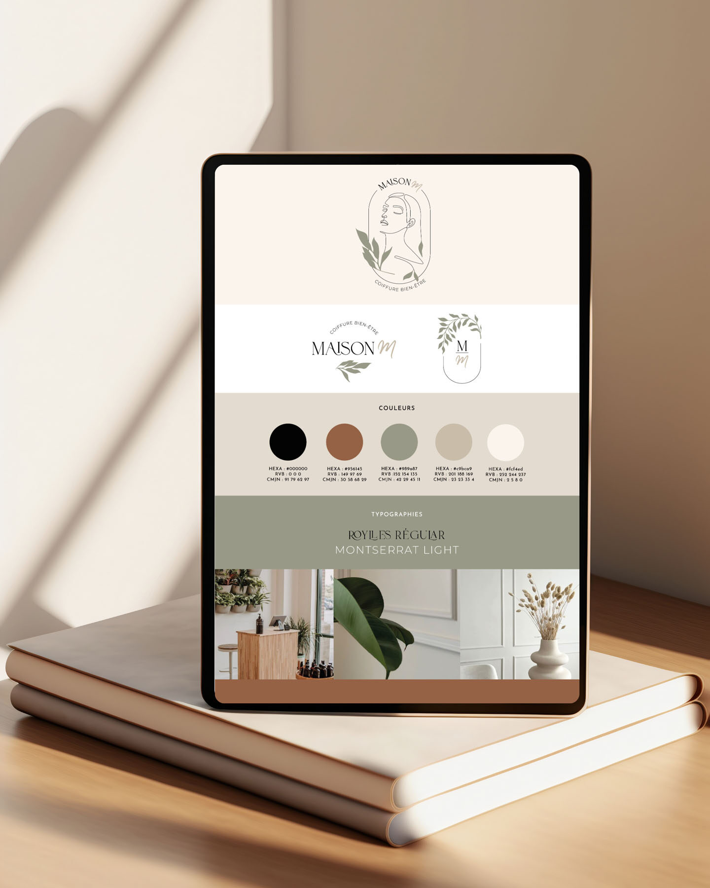 maisonm coiffeuse muret enseigne carte visite tot-bag flyer agence de com saint sulpice sur leze