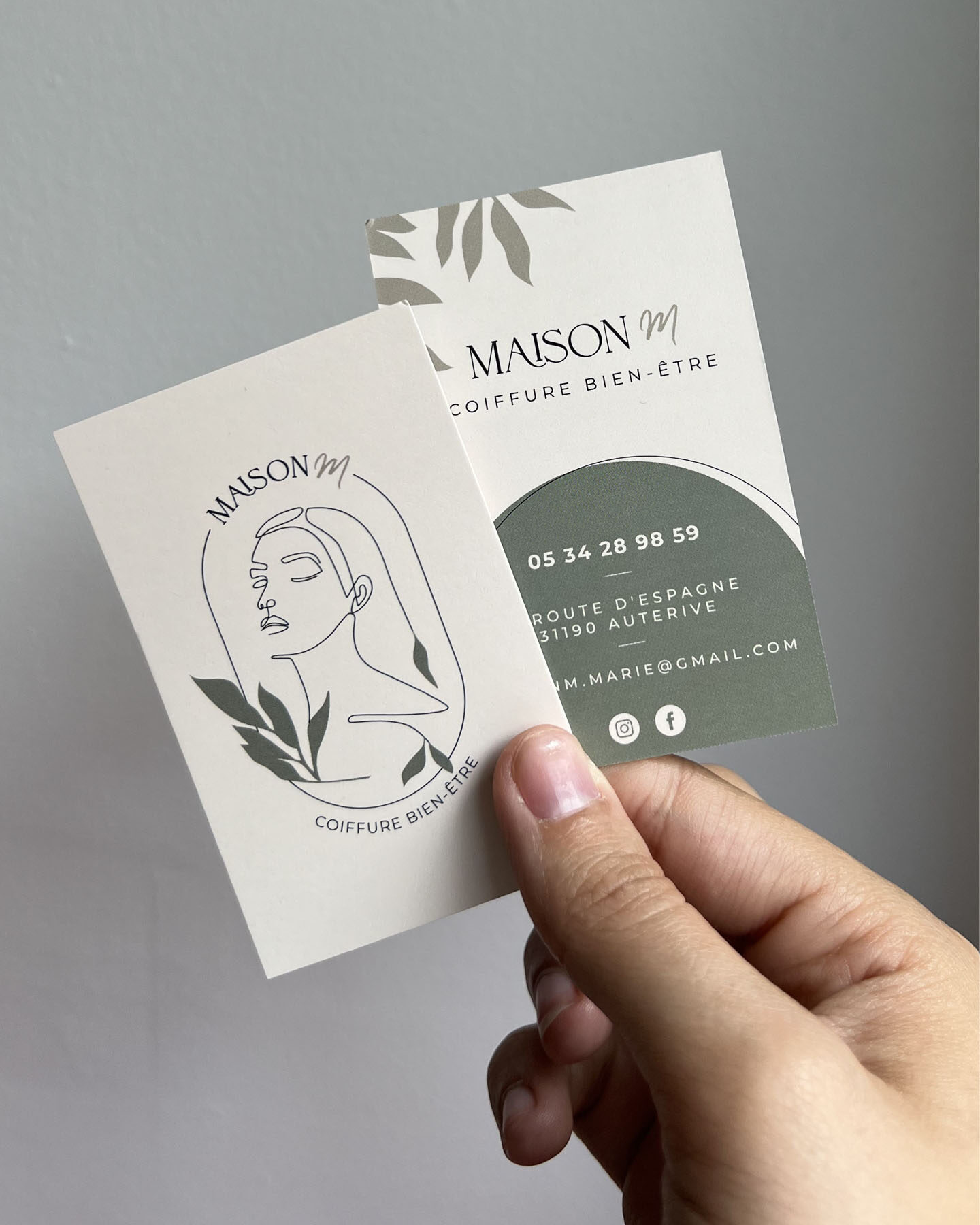 maisonm coiffeuse muret enseigne carte visite tot-bag flyer agence de com saint sulpice sur leze