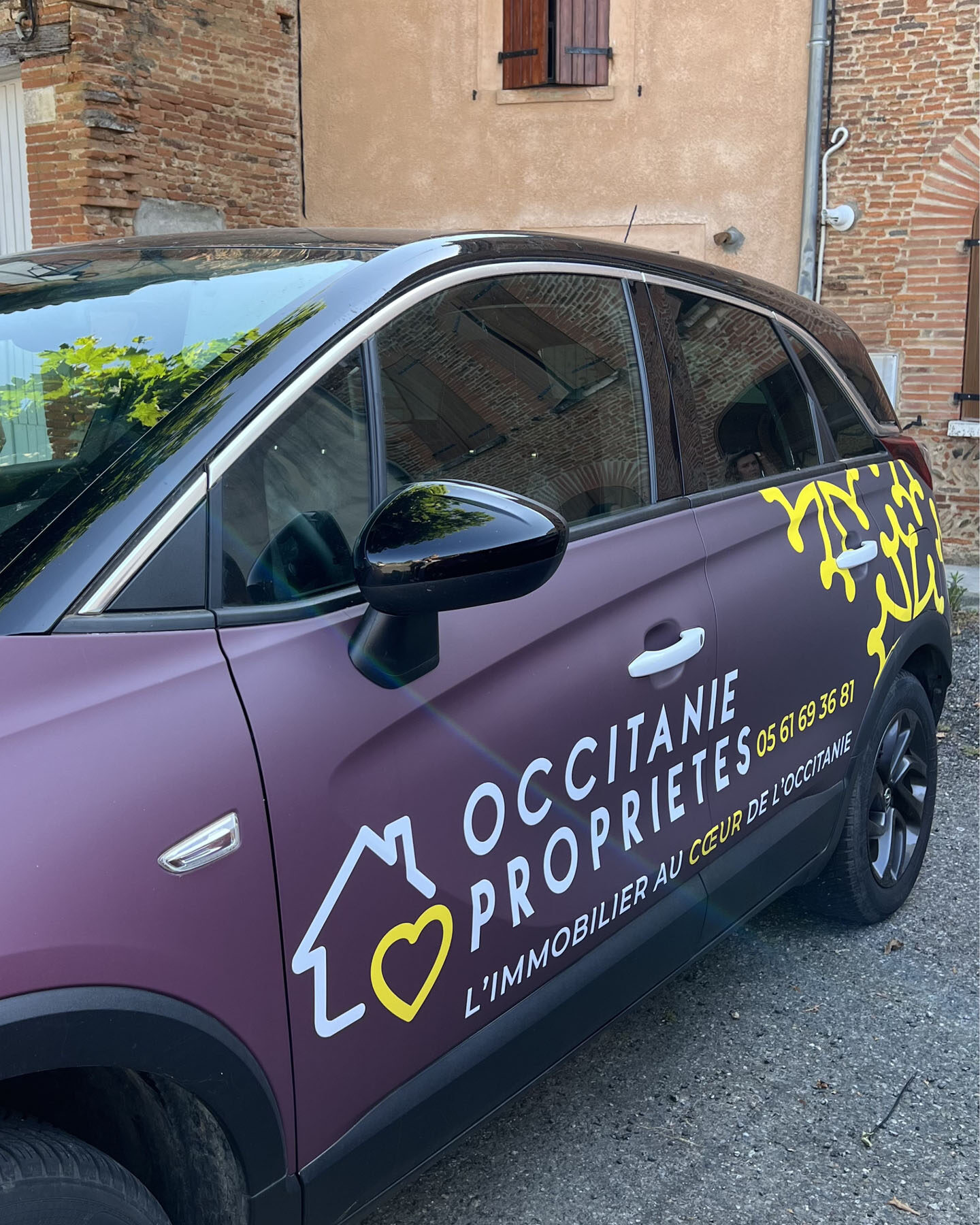 occitanie proprietes immobilier panneau covering marquage de vehicule agence de com saint sulpice sur leze