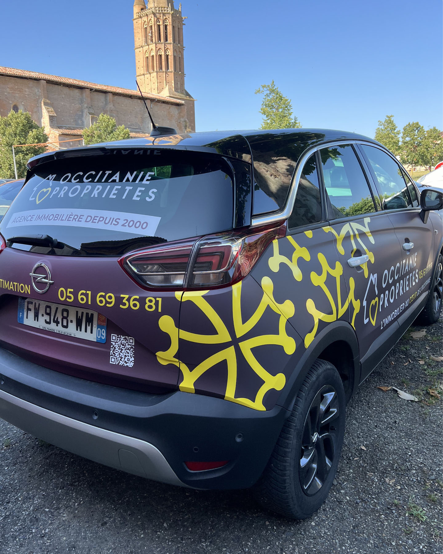 occitanie proprietes immobilier panneau covering marquage de vehicule agence de com saint sulpice sur leze