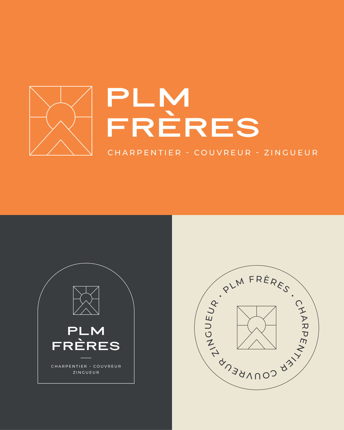 plm freres charpentier couvreur carte de visite identite visuelle marquage vehicule covering flyer textiles casquettes bonnets t-shirts pull polo doudoune agence de com saint sulpice sur leze