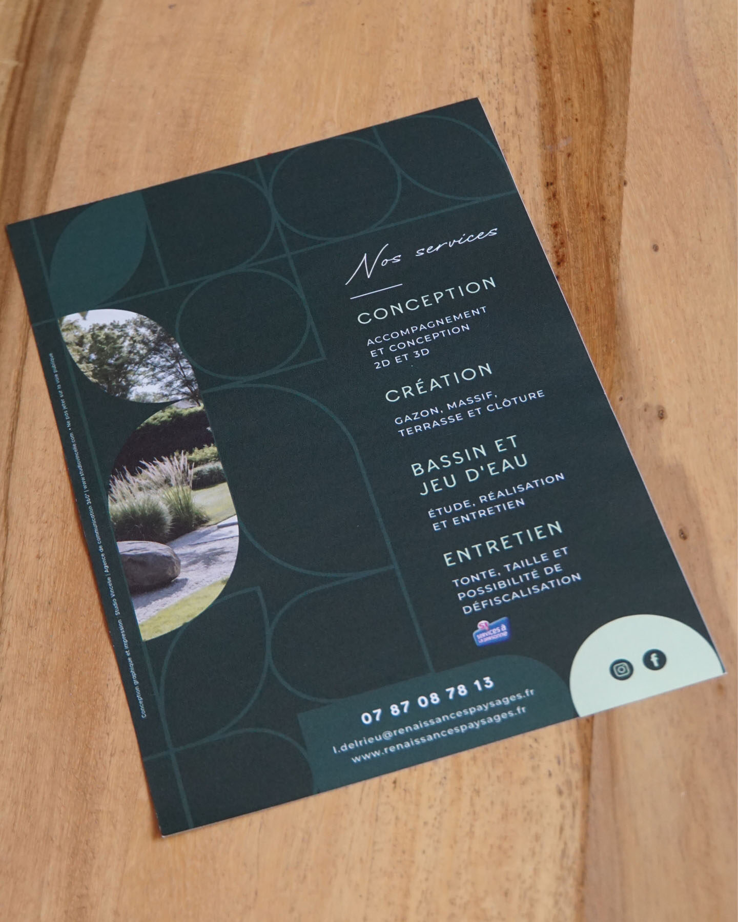 renaissances paysages voiture covering marquage de vehicule carte de visite flyer logo charte graphique identite visuelle graphiste agence de com saint sulpice sur leze
